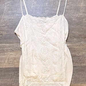 American eagle white tank